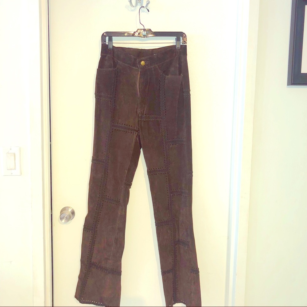 Suede vintage inspired Wilson’s Leather pants